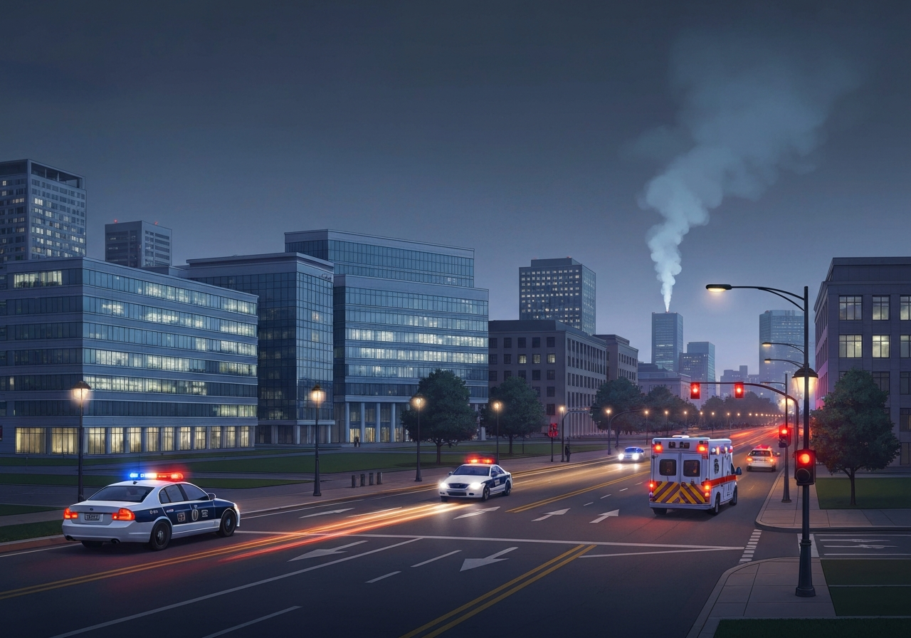 Eksplosjon ved den amerikanske ambassaden i Oslo