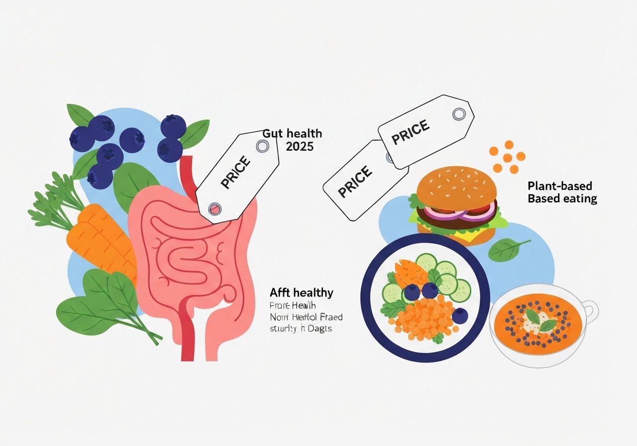 Magehelse, pris og plantebasert kosthold styrer forbrukertrender i 2025