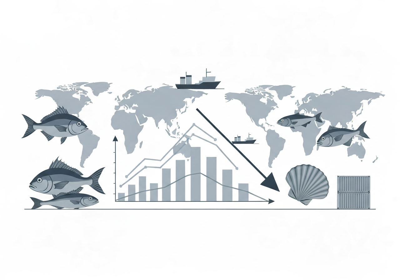 Nedgang i norsk sjømateksport i februar