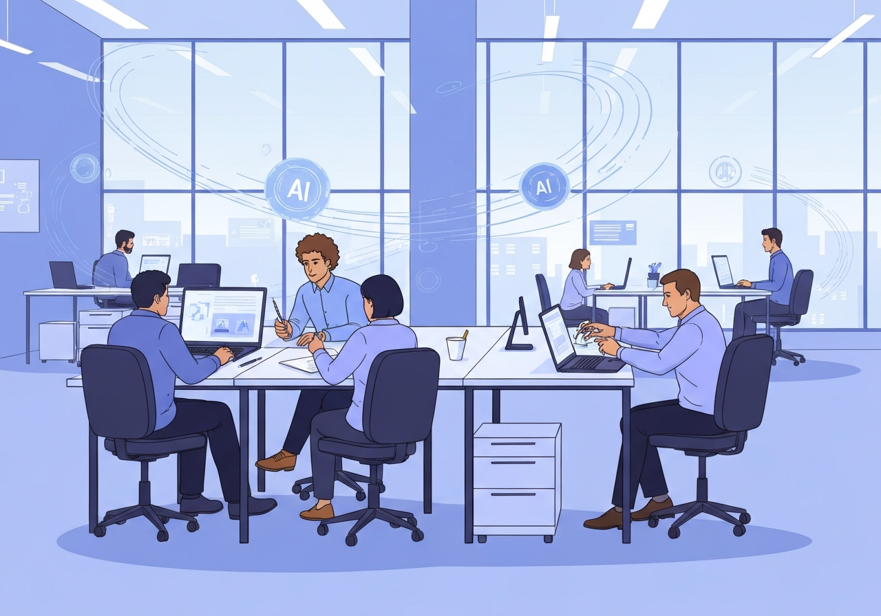 AI øker produktiviteten, men skaper nye utfordringer på arbeidsplassen