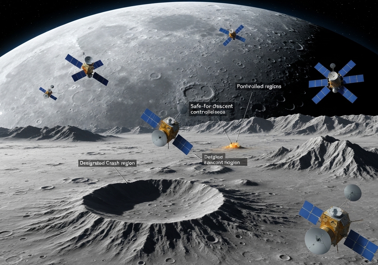 Månen kan bli gravplass for utrangerte romfartøy