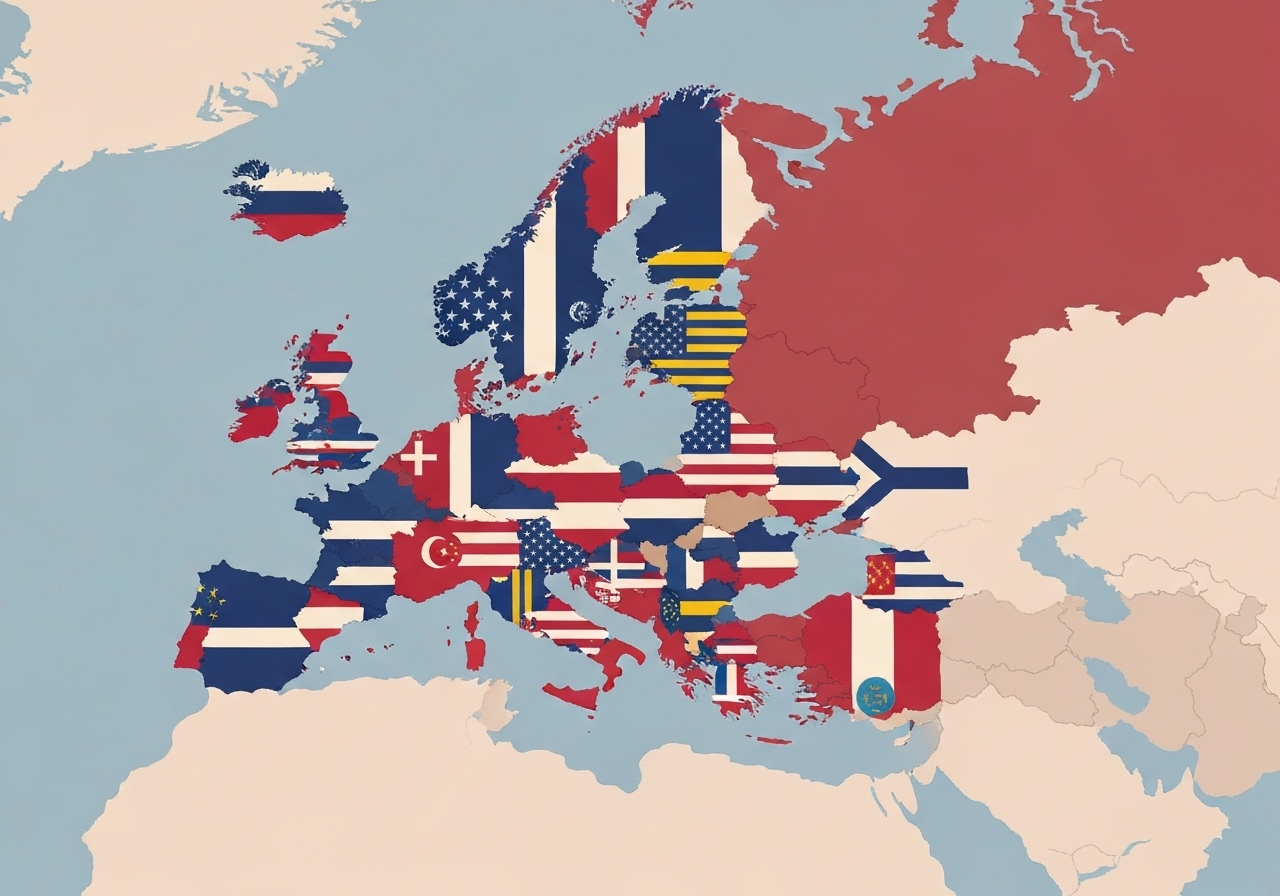 Europeiske land med sterk støtte til president Trump