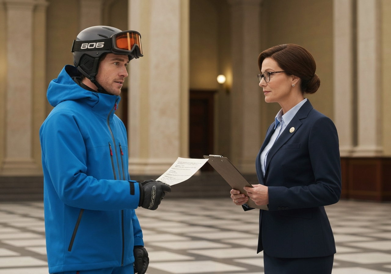 Norsk skiløper overleverer IOC opprop om fossilfri skiidrett