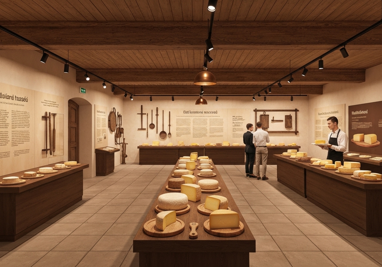 Museum dedikert til Olomouc-ost tiltrekker seg besøkende i Loštice