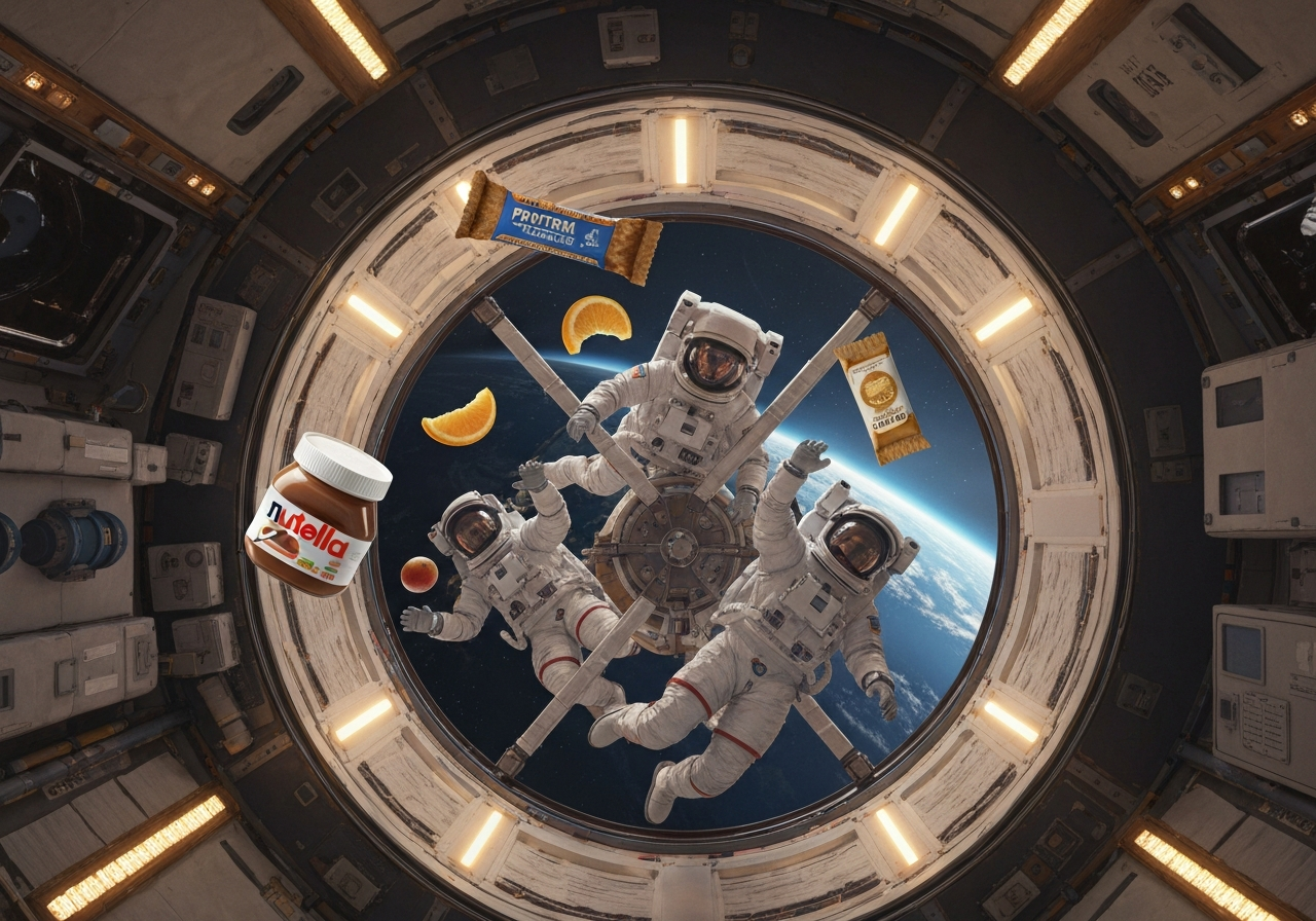 Nutella på avveie i Orion-kapselen under Artemis II-misjonen