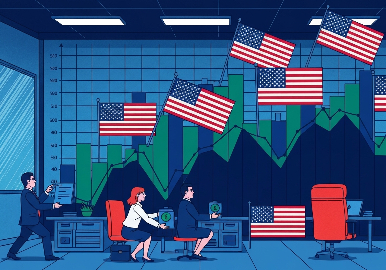 Europeiske pensjonsfond reduserer investeringer i amerikanske statsobligasjoner