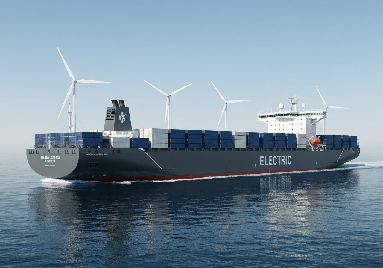 Eitzen Group bestiller to store elektriske containerskip fra kinesisk verft