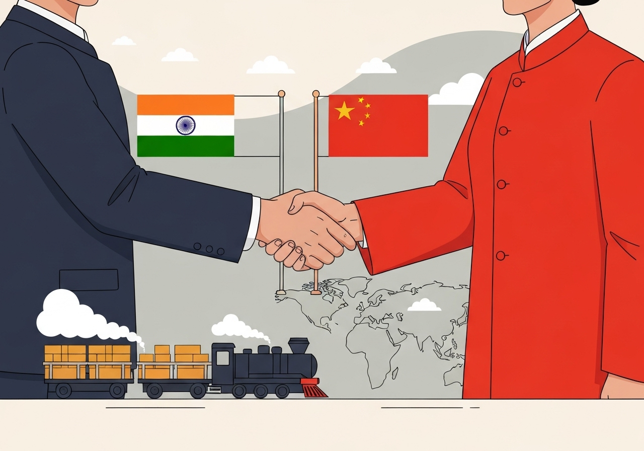 India og Kina gjenopptar direkte flyvninger og handel