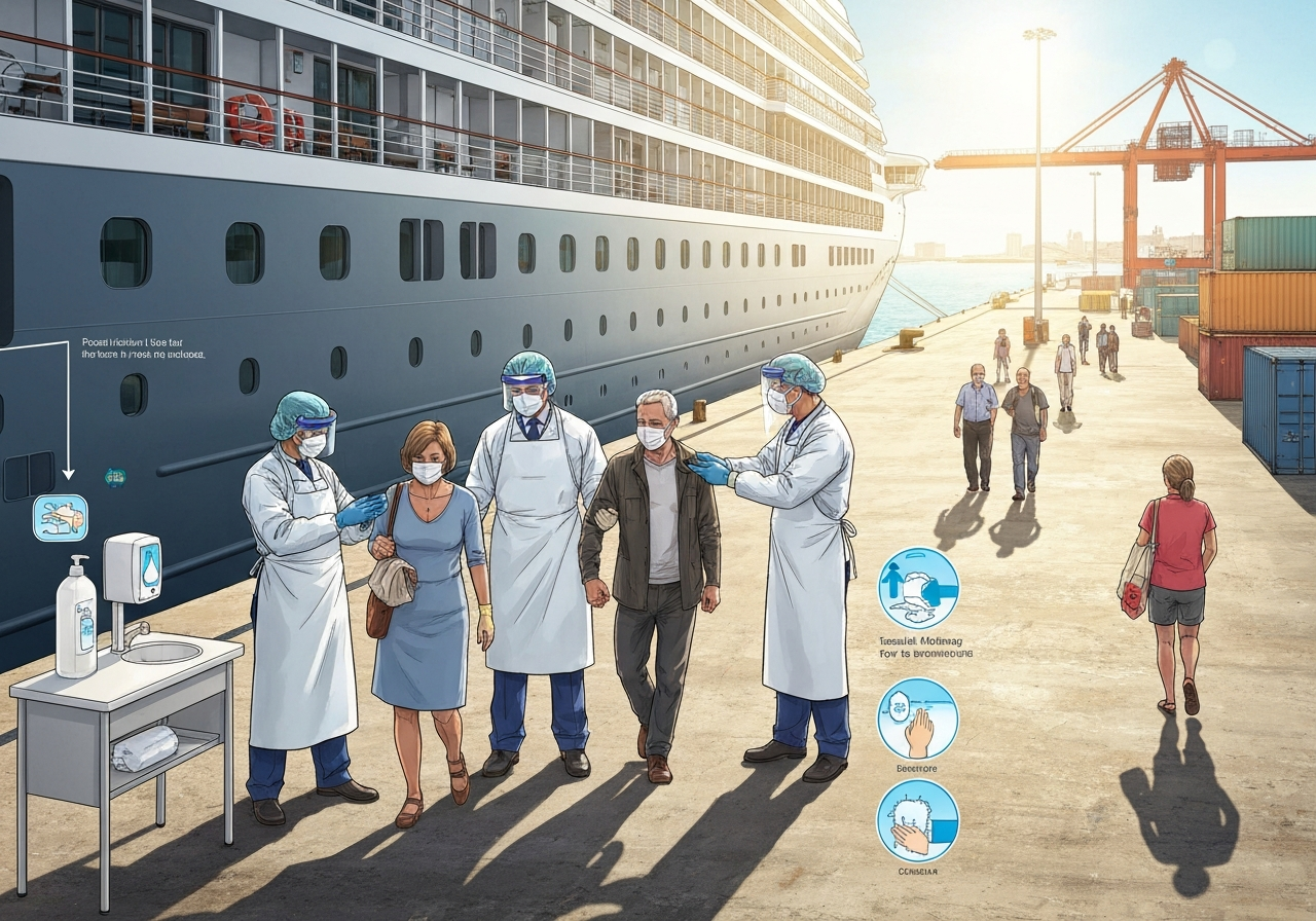 Amerikansk cruisepassasjer testet positivt for hantavirus