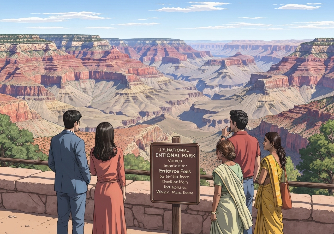 USA øker inngangsavgifter for internasjonale turister i nasjonalparker