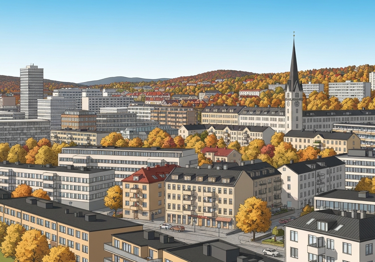 Boligprisene falt 0,4 prosent i oktober