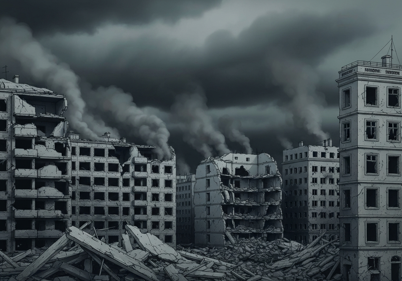 Russiske angrep rammer ukrainske byer før fredssamtaler