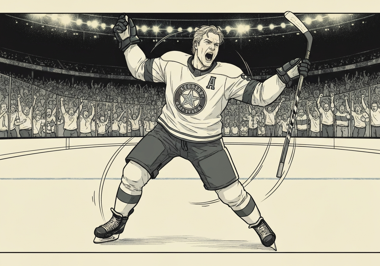 Filip Cederqvist gjeninnfører målgesten "Elgen" etter hån