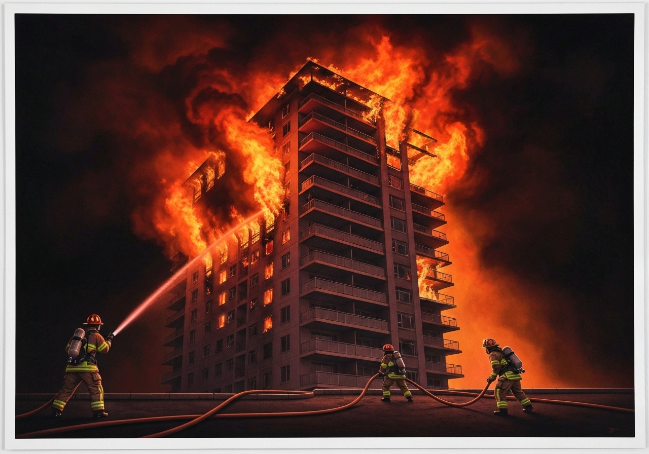 Dødstallet stiger til 151 etter brann i Hongkong