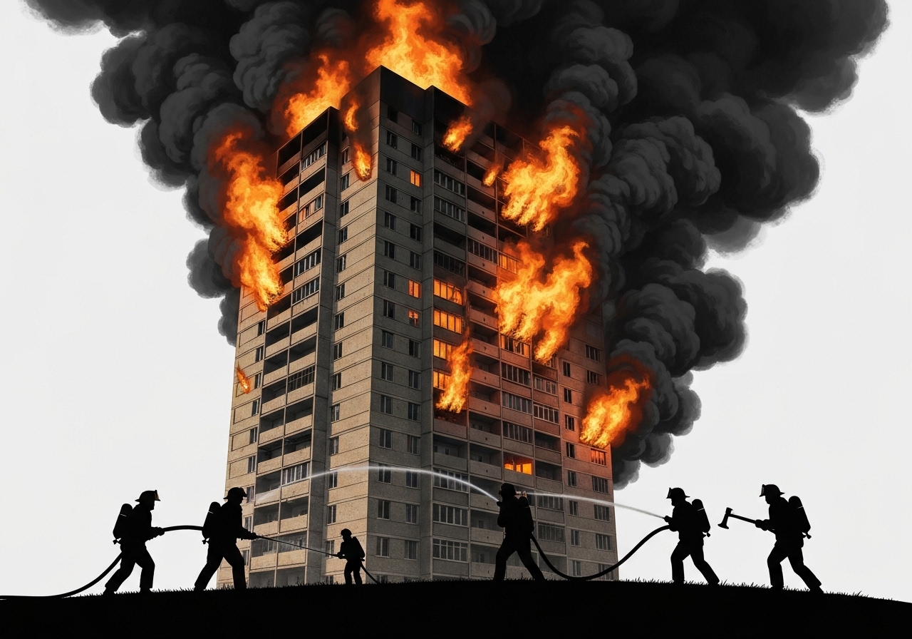 Storbrann i Hongkong: Flere personer fanget