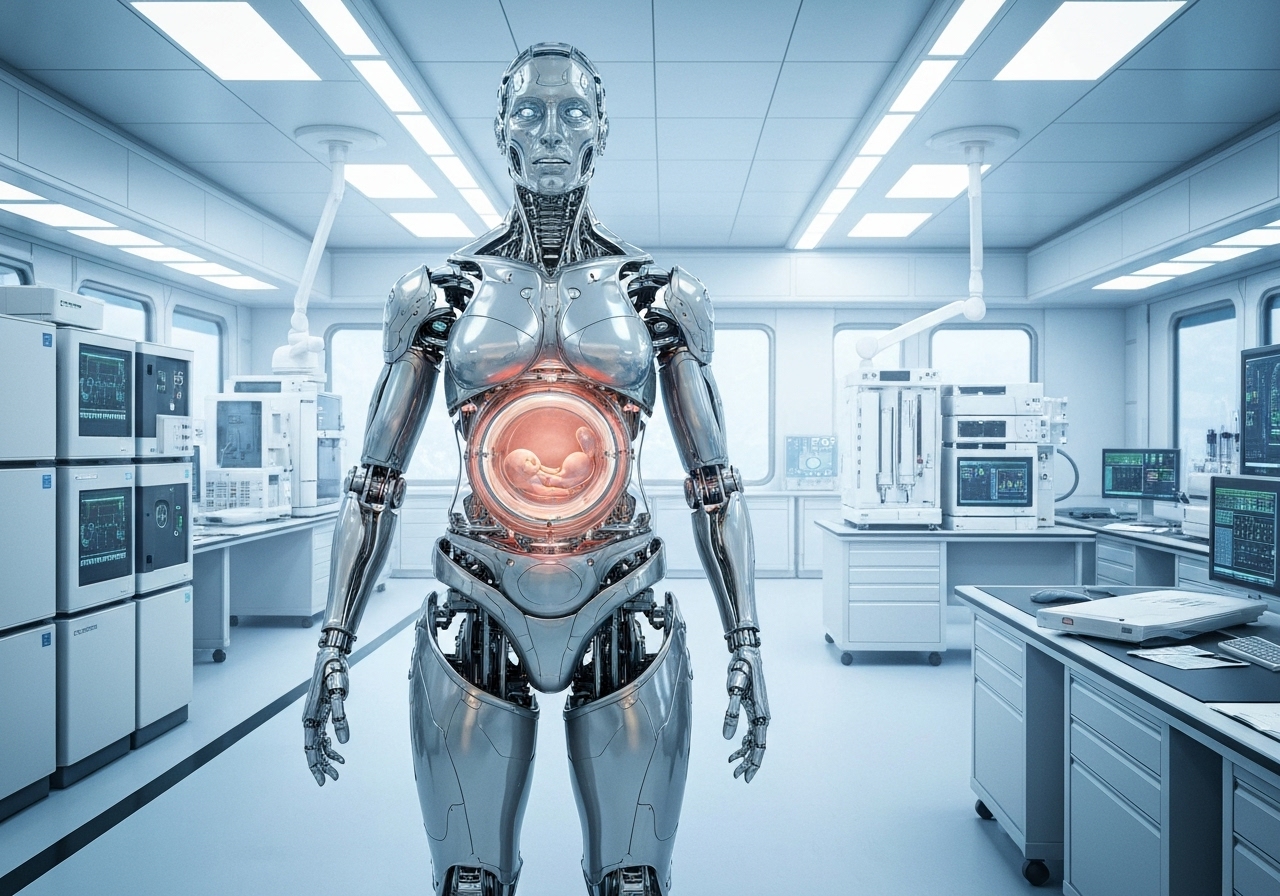 Kinesisk selskap utvikler verdens første humanoide robot som kan gjennomføre graviditet og fødsel