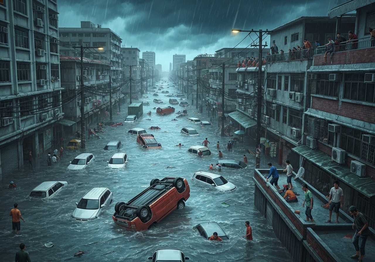 Dødstallet etter tyfonen Kalmaegi på Filippinene stiger til over 90