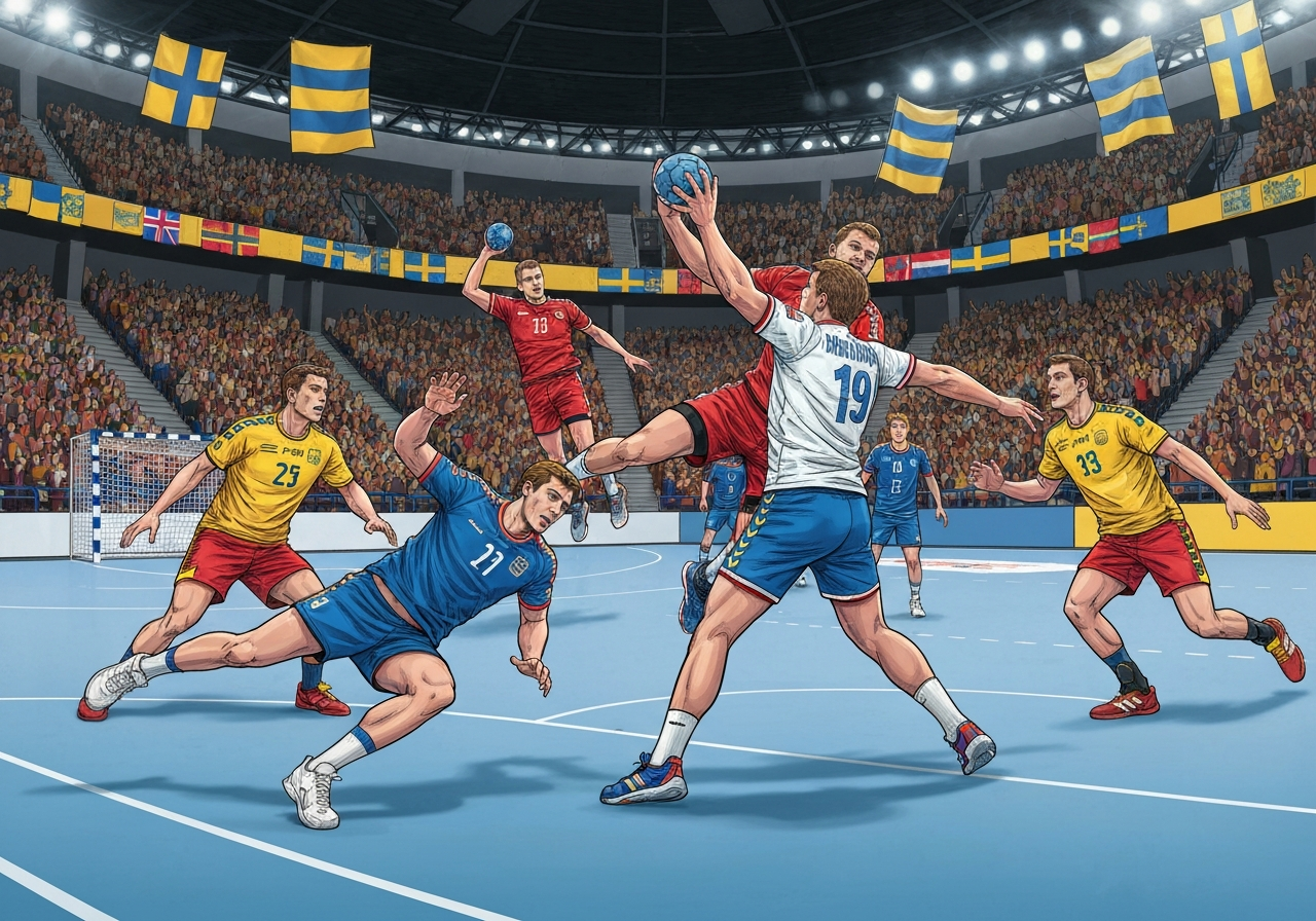 Sverige sikrer viktig seier over Island i håndball-EM