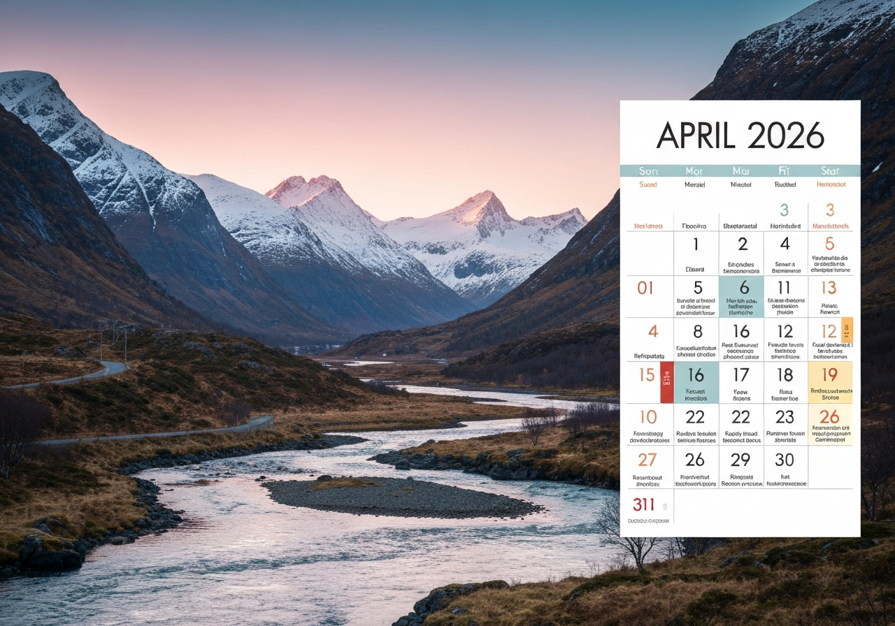 Endringer i Norge i april 2026