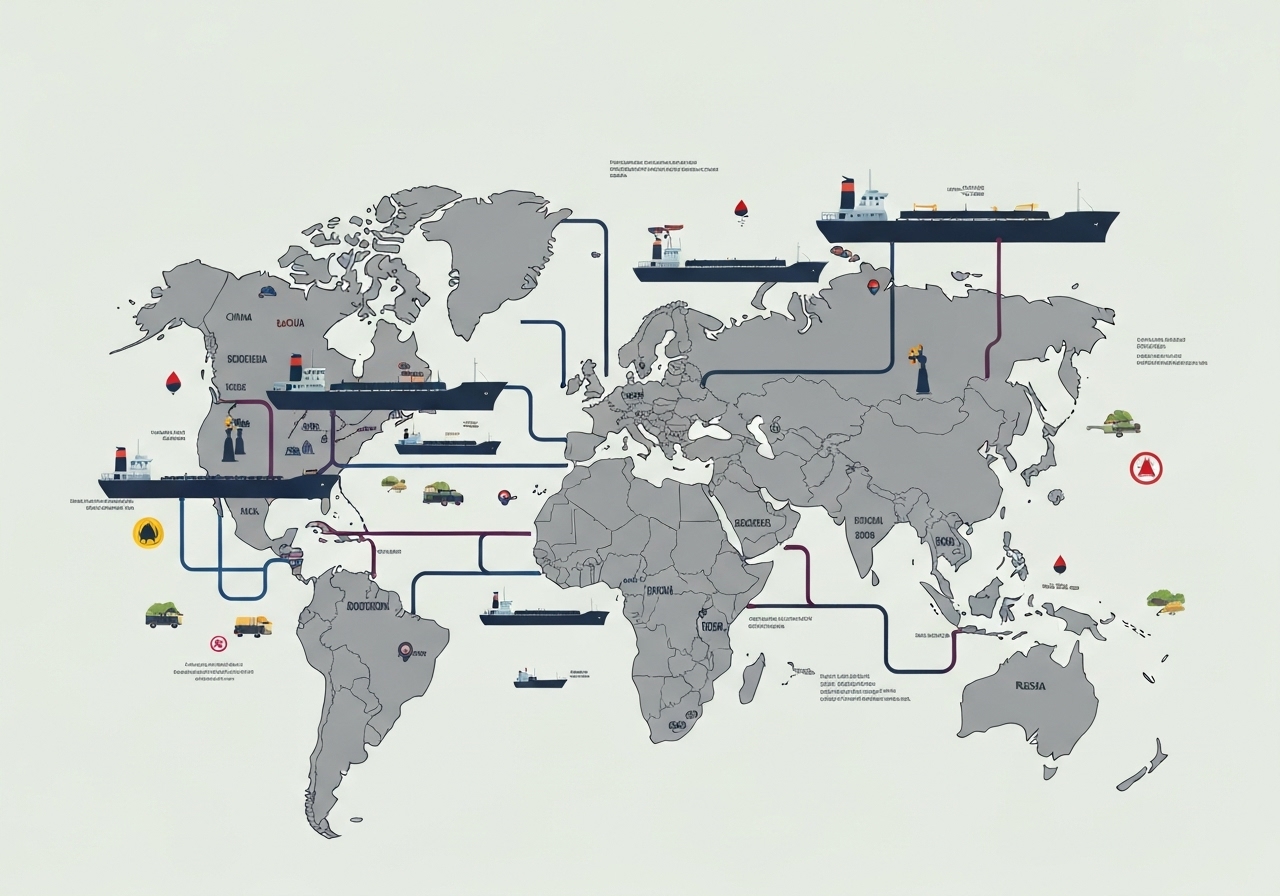 Kina og India øker kjøp av rabattert olje fra Midtøsten etter amerikanske sanksjoner mot Russland