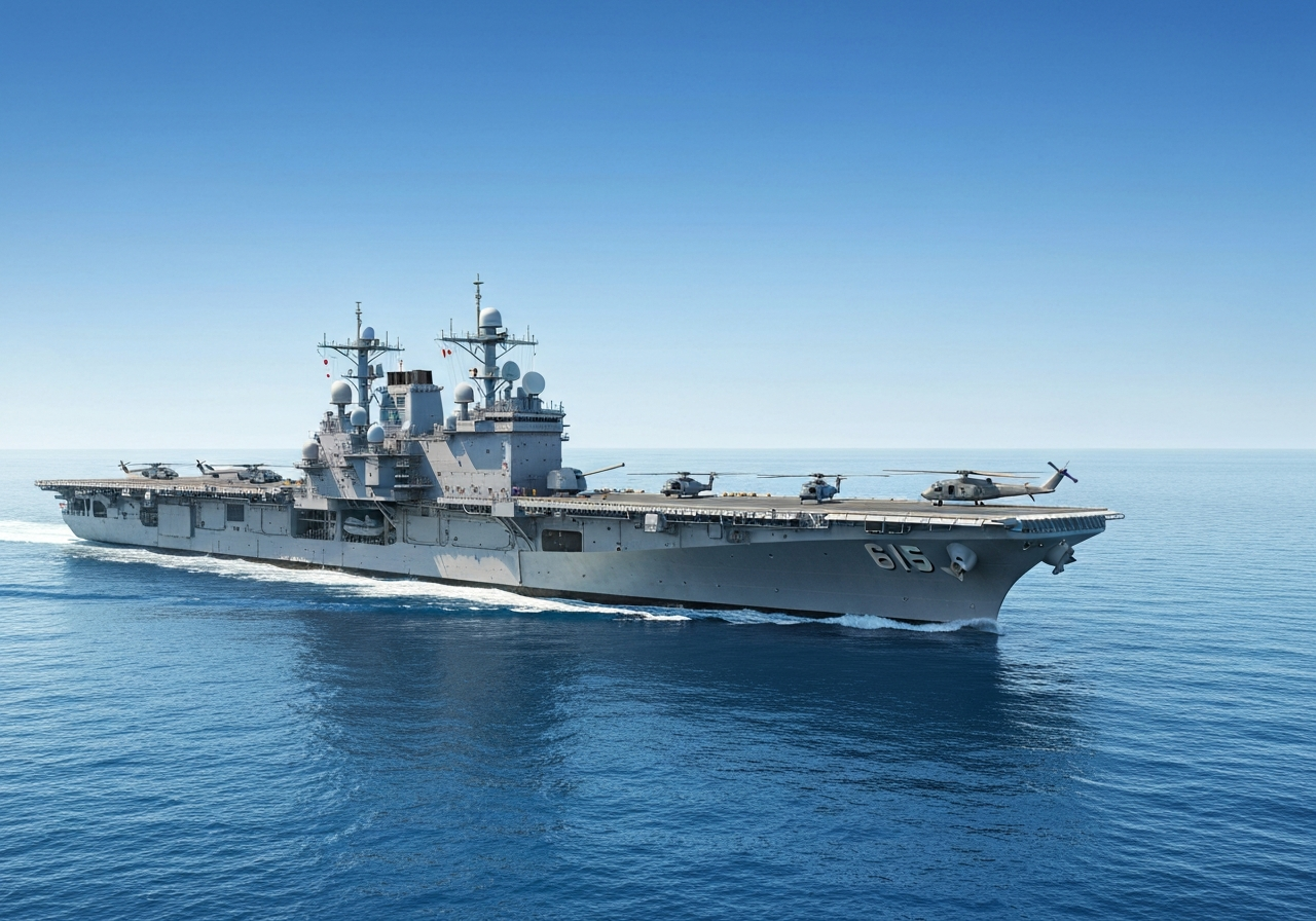USA sender amfibisk angrepsskip til Midtøsten