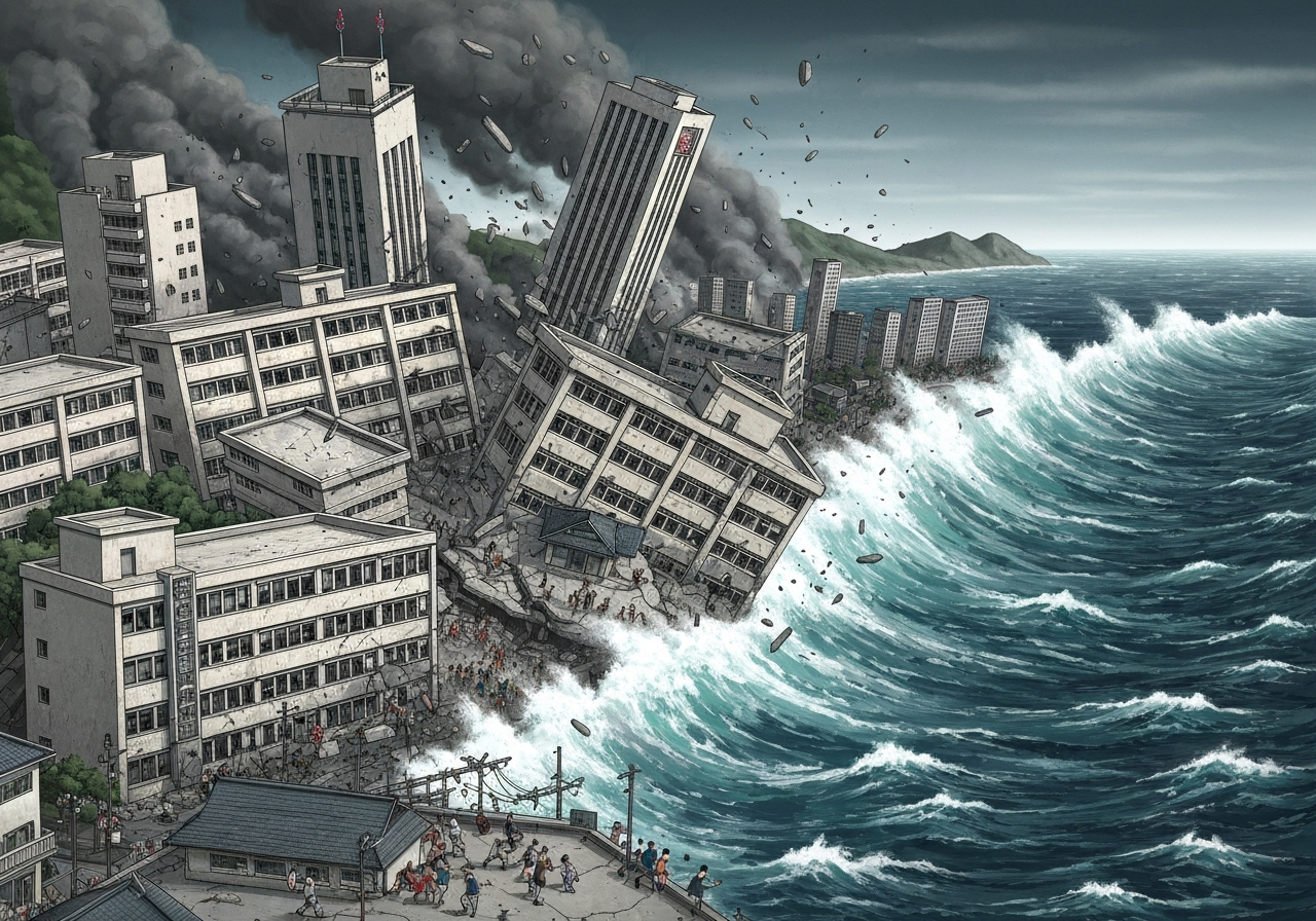 Kraftig jordskjelv rammer Nord-Japan – tsunamivarsel utstedt