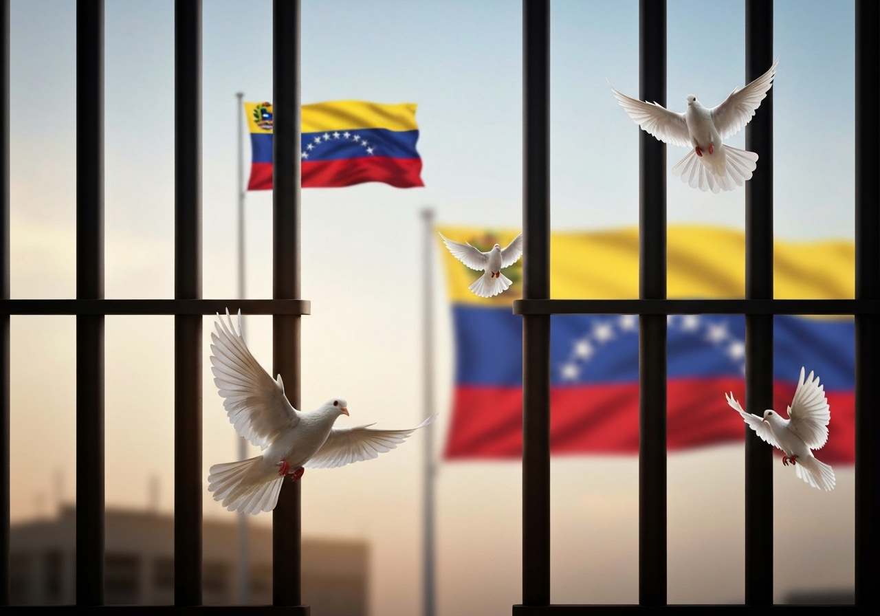 Venezuela løslater et betydelig antall fanger