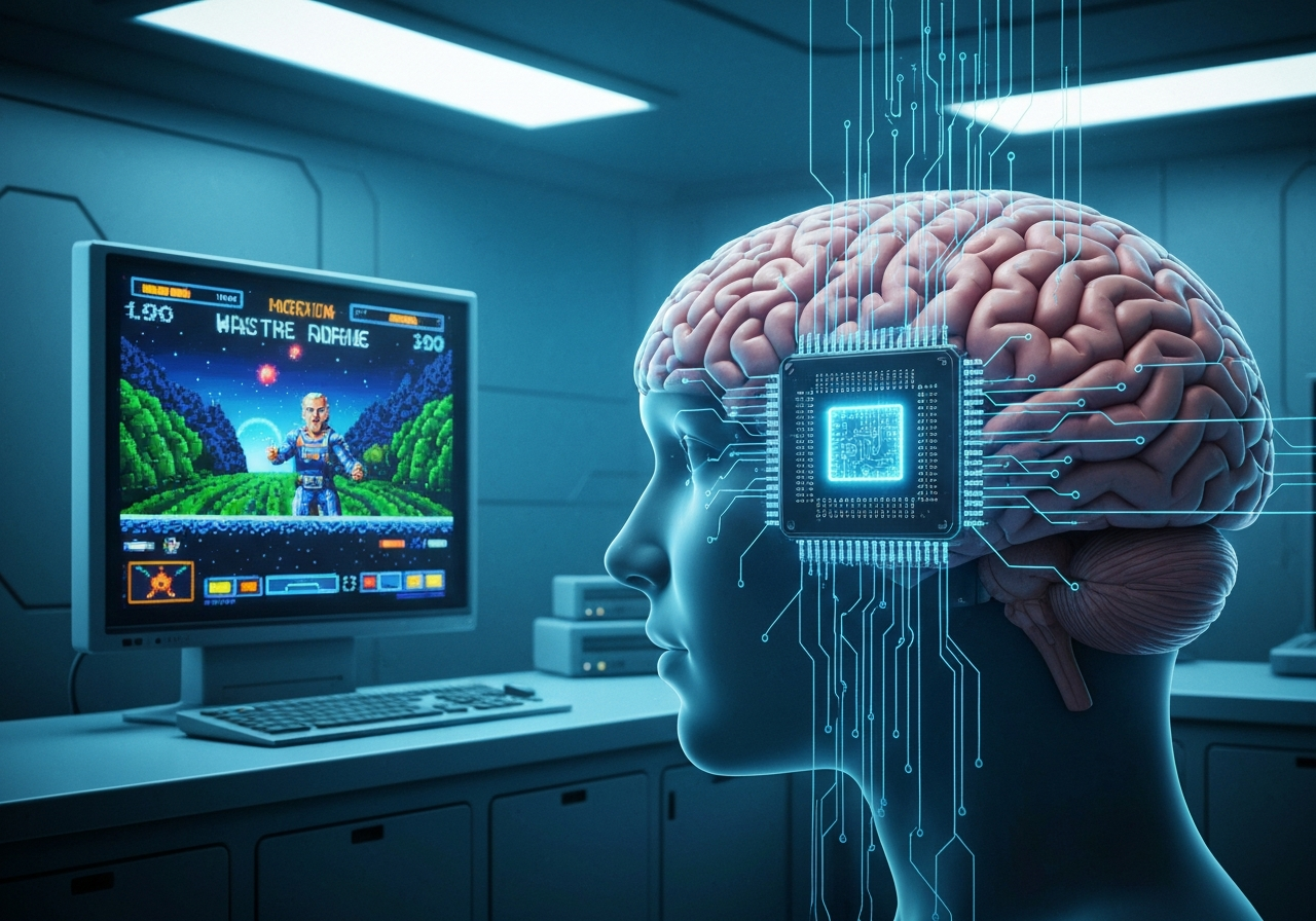 Hjerneceller på en chip lærte å spille Doom på en uke