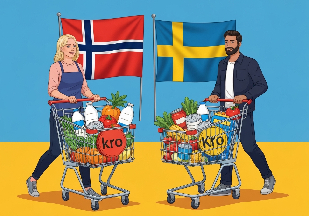 Grensehandelen økte til nesten 3,5 milliarder kroner i tredje kvartal