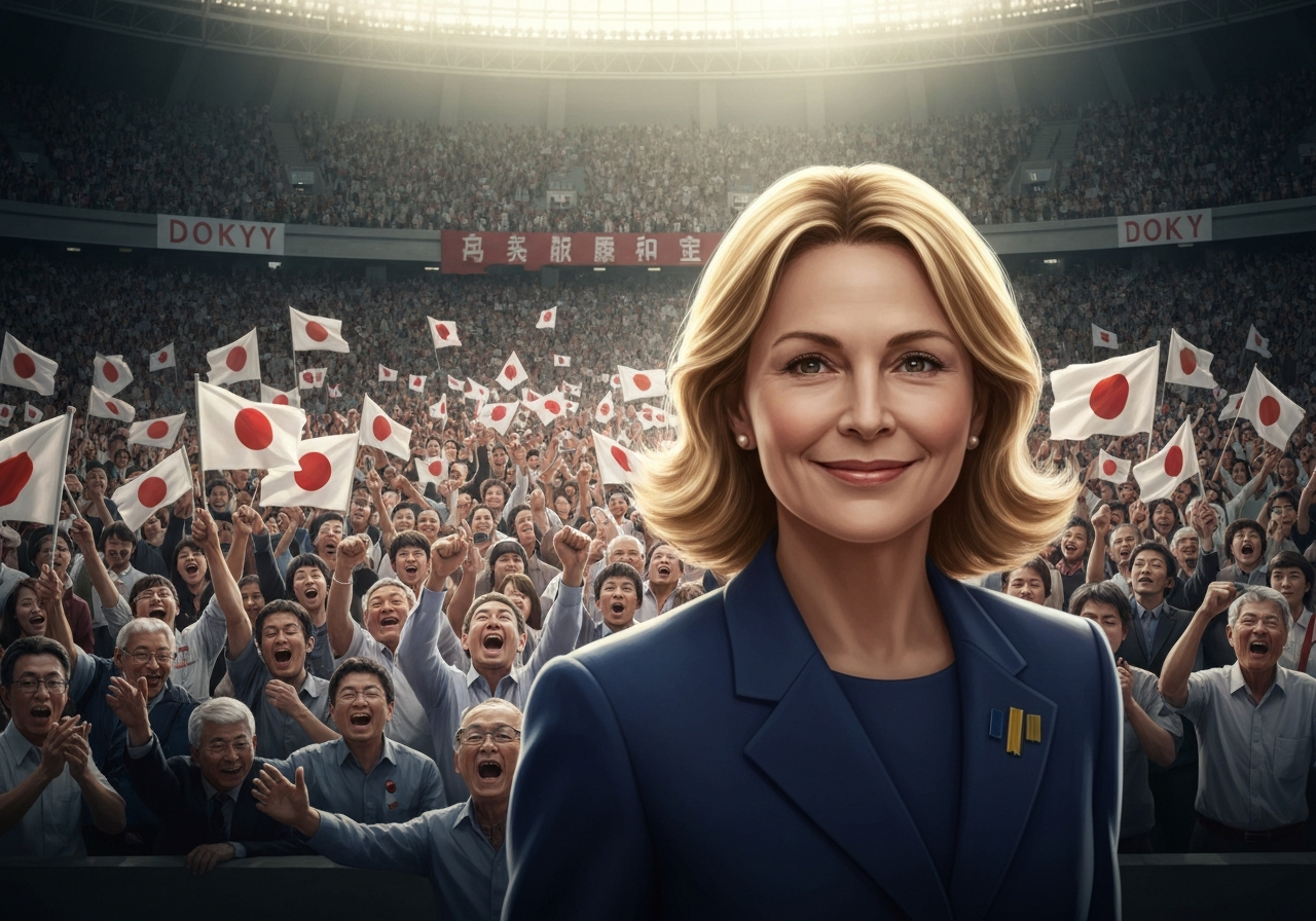 Sanae Takaichi sikrer historisk valgseier i Japan