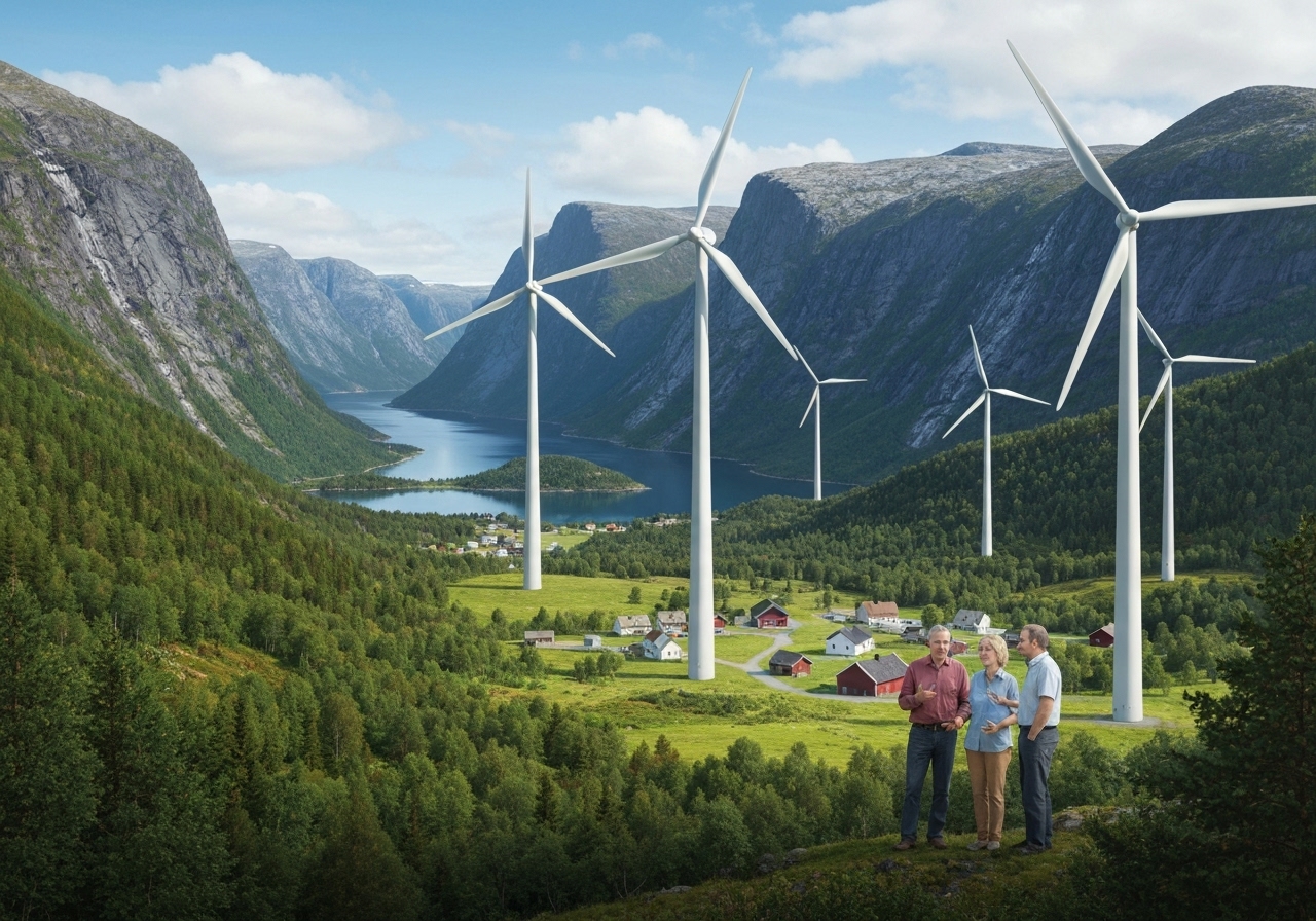 Vindkraftutbygging i Norge møter økende motstand og desinformasjon