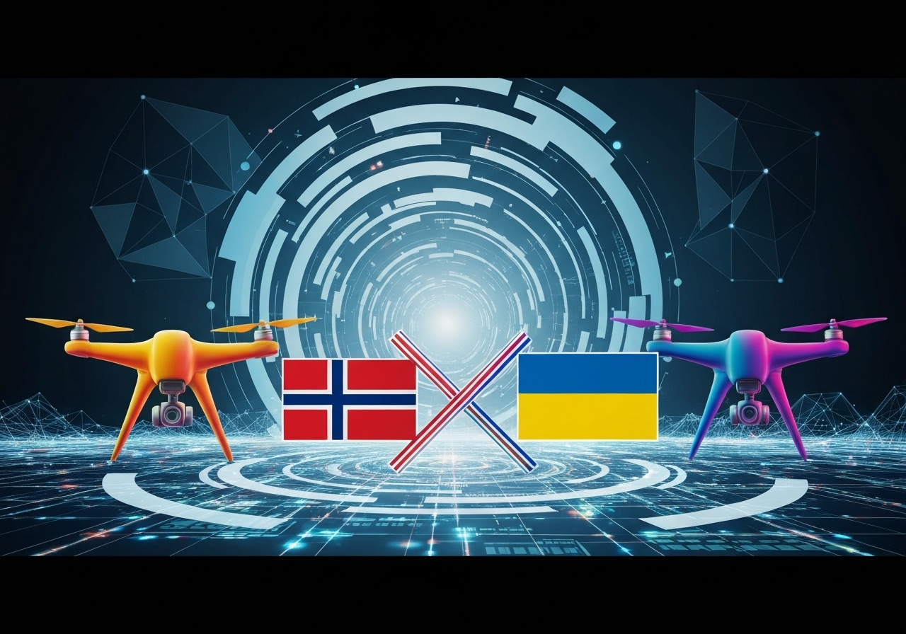 Ukraina og Norge inngår avtale om droneproduksjon i Norge