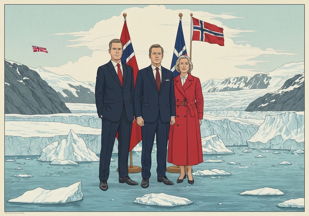 Norge uttrykker solidaritet med Grønland og Danmark etter amerikanske trusler