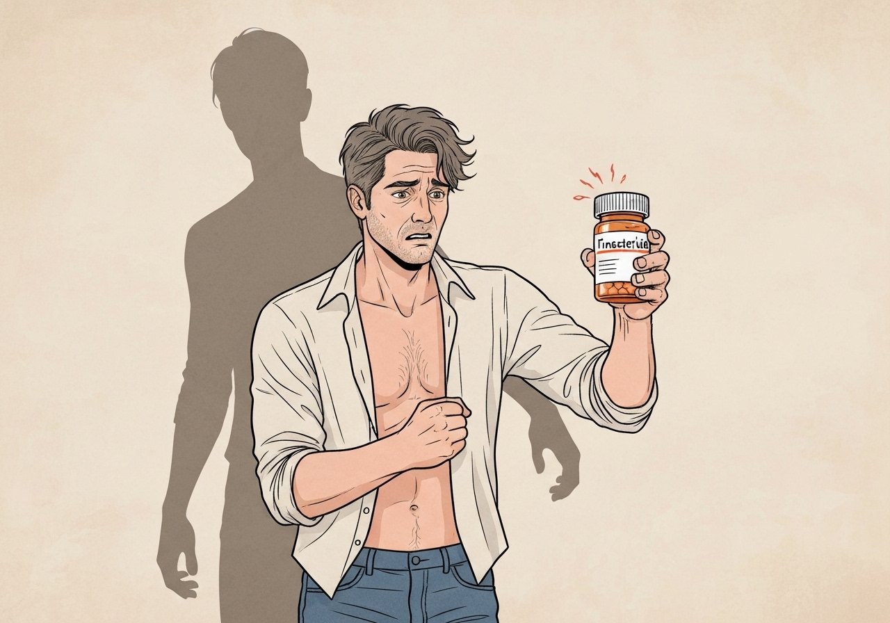 Advarsel om økt risiko for selvmordstanker ved bruk av finasterid