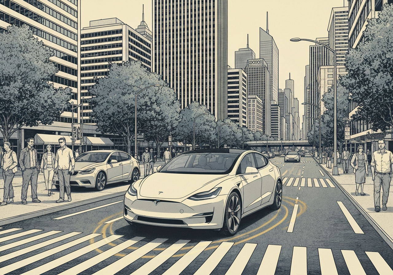 Tesla-robotaxier krasjer fire ganger oftere enn menneskelige sjåfører