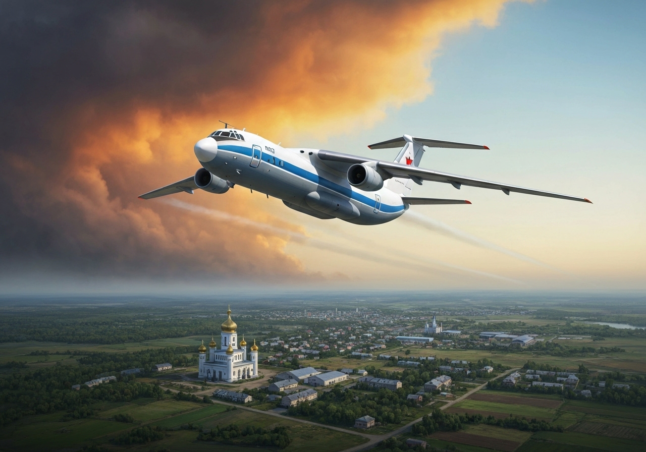 Russisk militærfly styrtet i Ivanovo-regionen