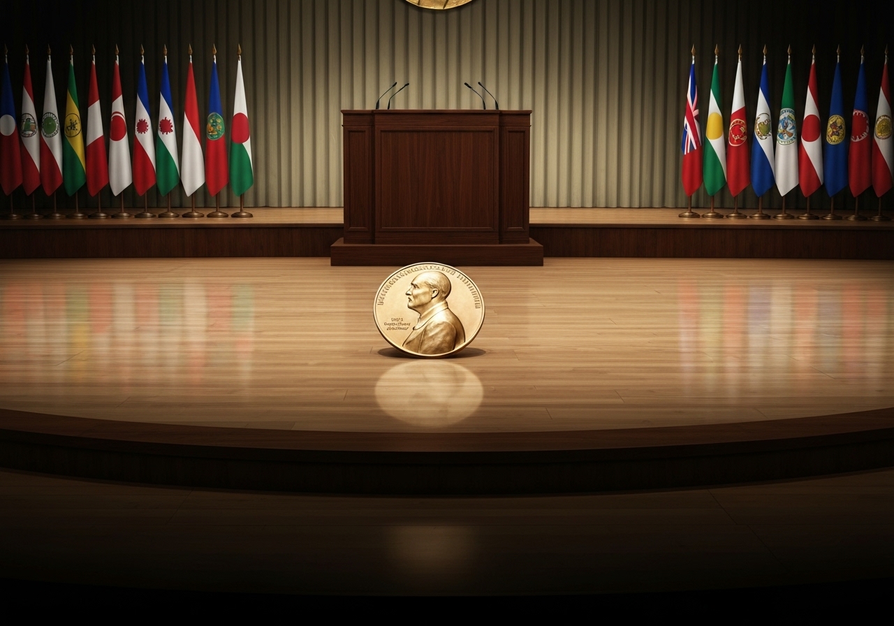 Maria Corina Machado uteblir fra Nobels fredsprisutdeling