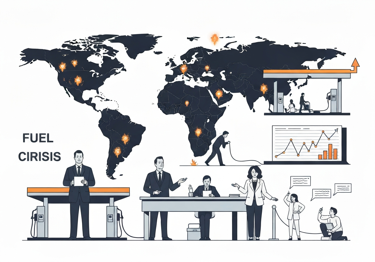 Global drivstoffmangel tvinger myndigheter til å innføre etterspørselstiltak