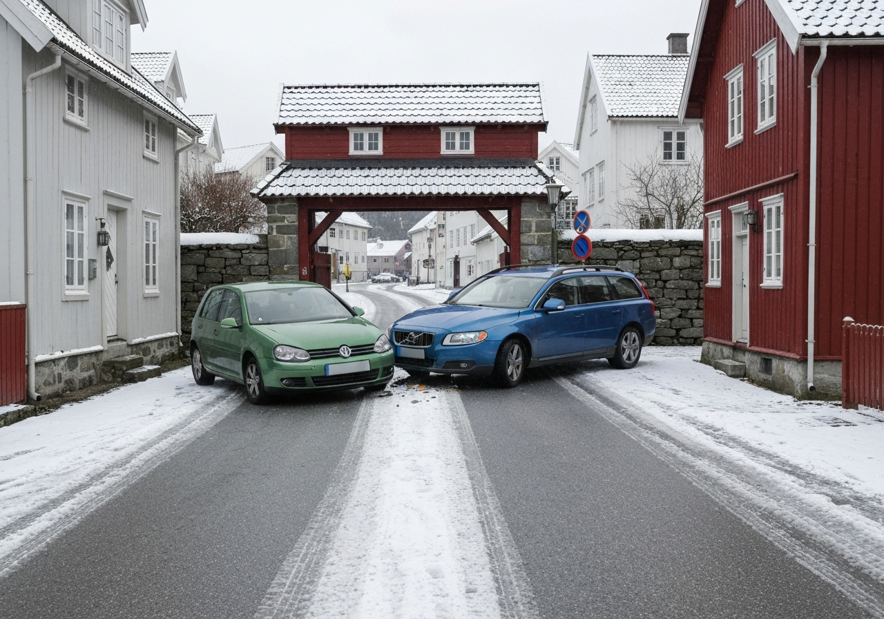Trafikkulykke i Suldal: To personer til legevakt