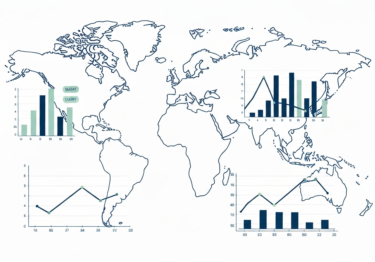 Verdens matvarepriser faller for andre måned på rad i oktober
