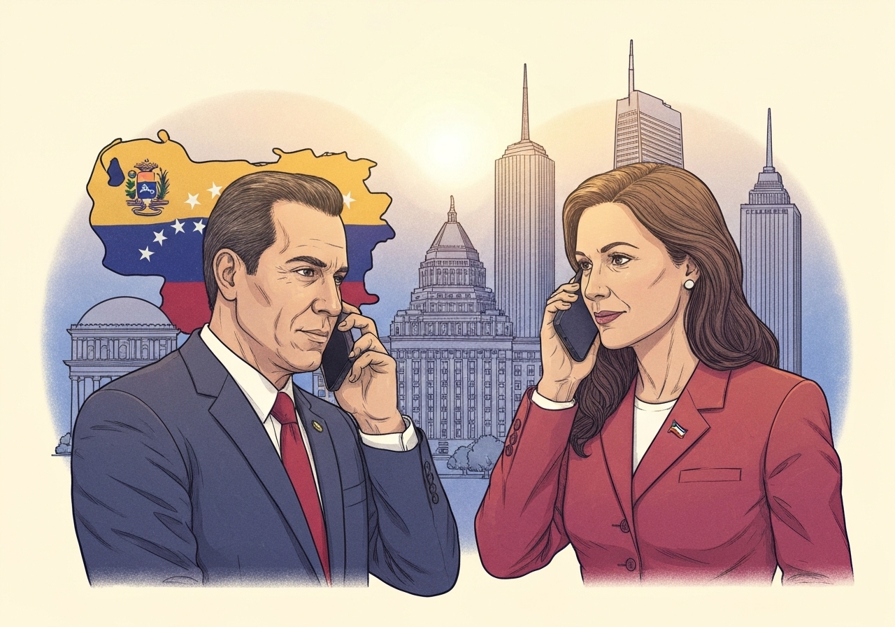 Maduro bekrefter telefonsamtale med Trump: "Den var respektfull og hjertelig"