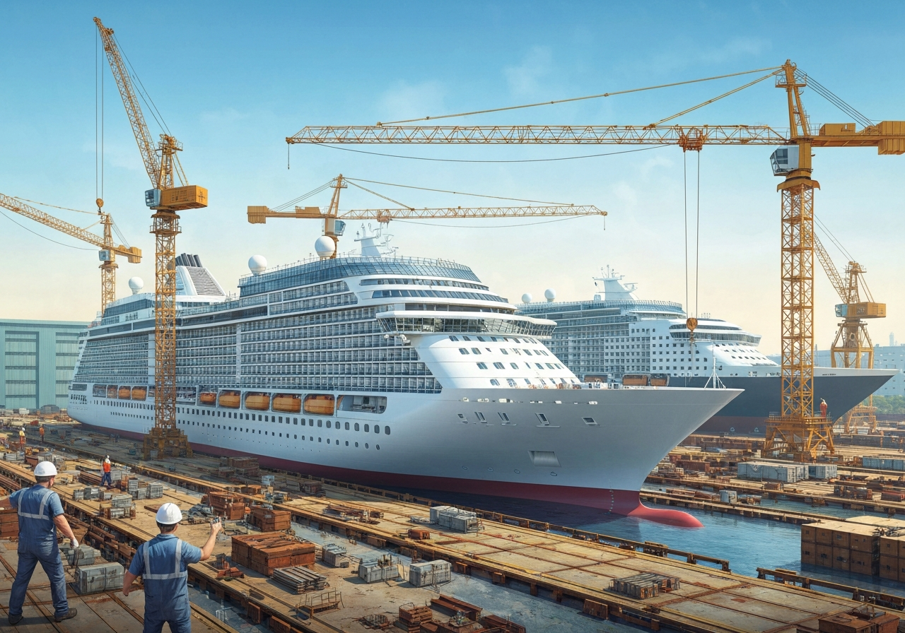 Cruiseindustrien ekspanderer med over 200 000 nye sengeplasser