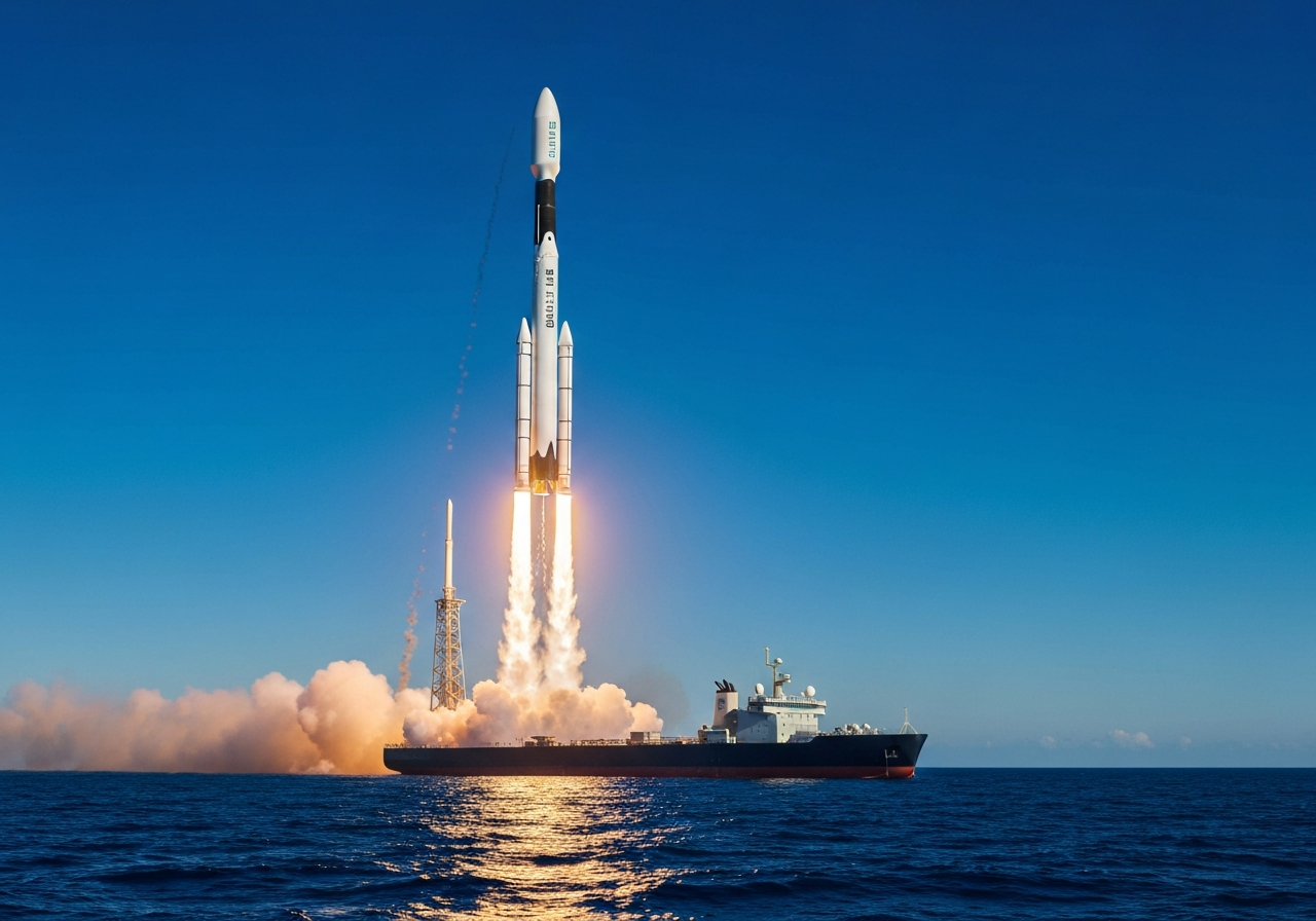 Blue Origin lykkes med gjenbruk, men satellitt når ikke planlagt bane