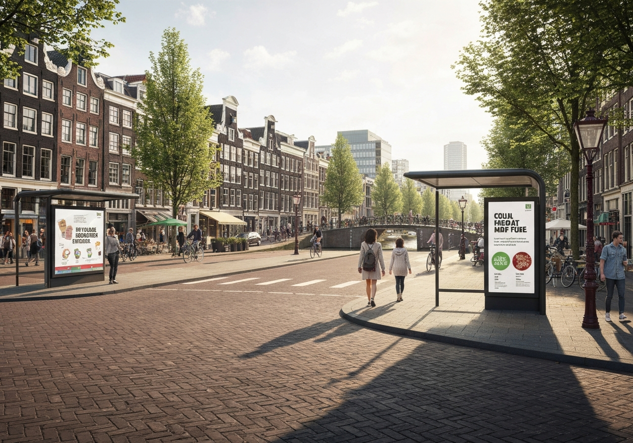 Amsterdam innfører banebrytende forbud mot reklame for fossilt brensel og kjøtt