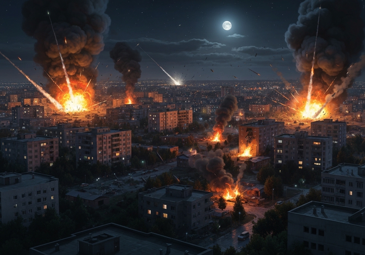 Russiske angrep på Kyiv: Minst seks døde og flere skadet