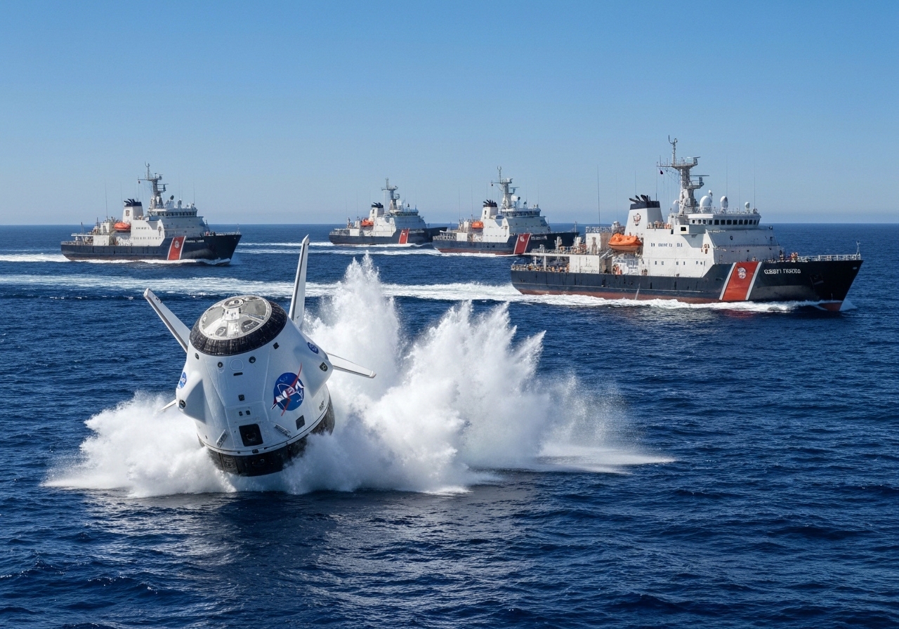 NASA gjennomfører første medisinske evakuering fra ISS