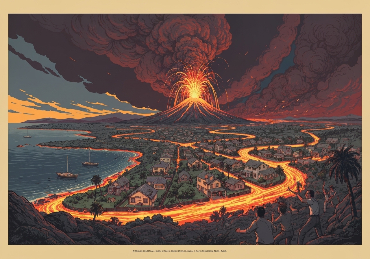 Nytt vulkanutbrudd på Island fører til evakuering av Grindavík og Den blå lagune