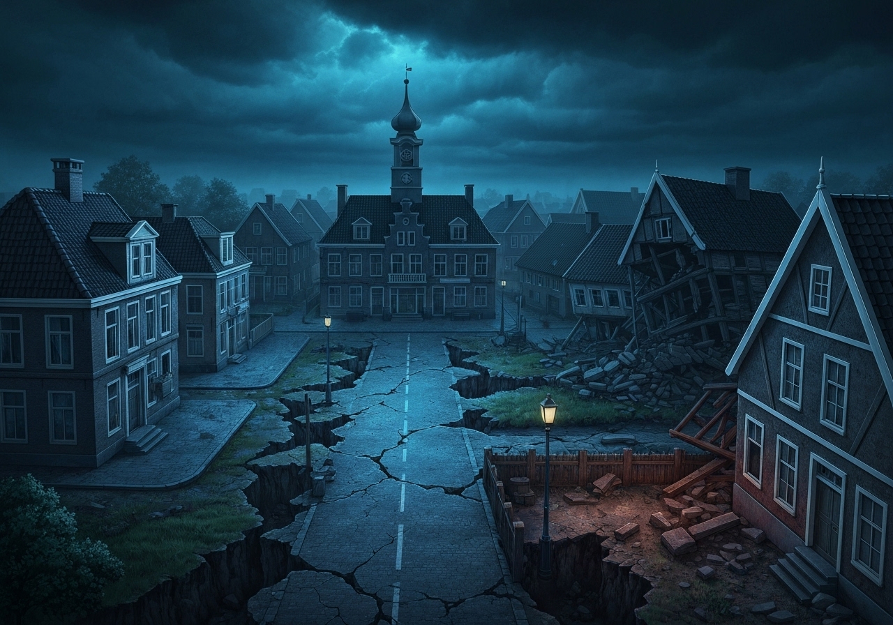 Kraftig jordskjelv rammer Groningen – en av de sterkeste noensinne