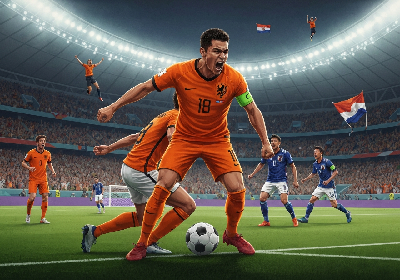 Japan sikrer uavgjort mot Nederland i dramatisk VM-åpning
