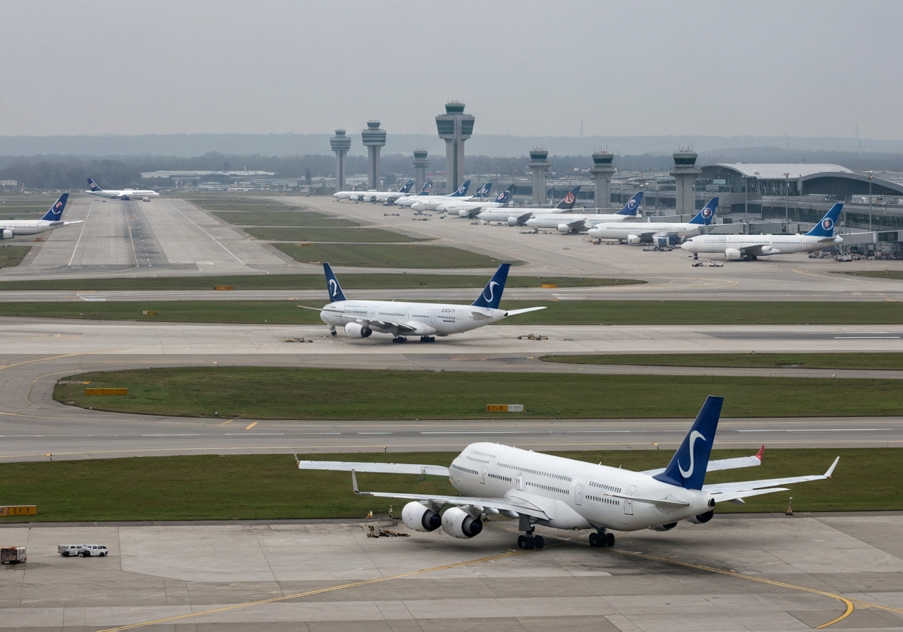 Flygelederstreik i Belgia lammer flytrafikken